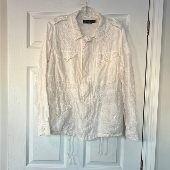 Ralph Lauren Jackets & Blazers - Ralph Lauren White Polo Jacket